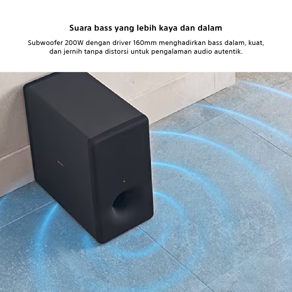 SA-SW3 200W Wireless Subwoofer Speaker - Gambar 2
