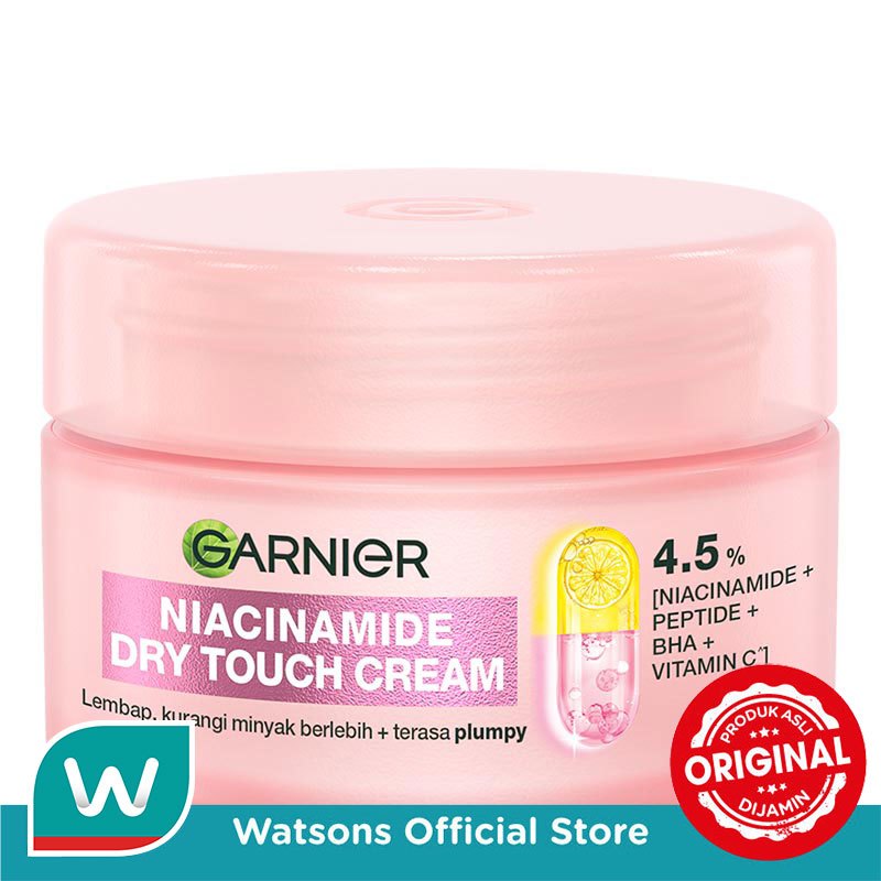 Garnier Niacinamide Dry Touch Cream 30ml - Gambar 2