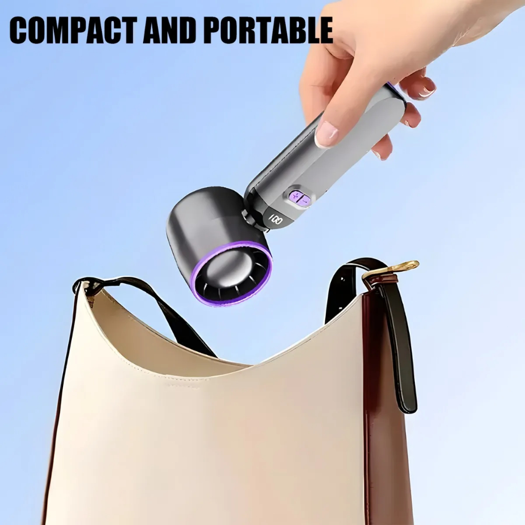 Kipas Mini Tangan Led / Kipas Mini Tangan Portable Outdoor 100 kecepatan angin - Gambar 4