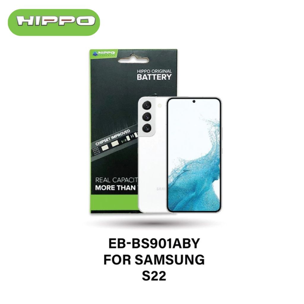 Hippo Baterai SAMSUNG S901 GALAXY S22 3700mAh Battery Batere Batrai Batre Original Cell Garansi resmi