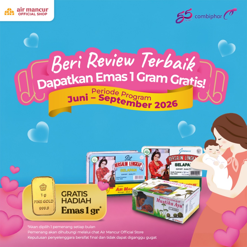 Air Mancur Jamu Pil Bersalin Mustika Ayu 40 Hari - Melahirkan - Gambar 2