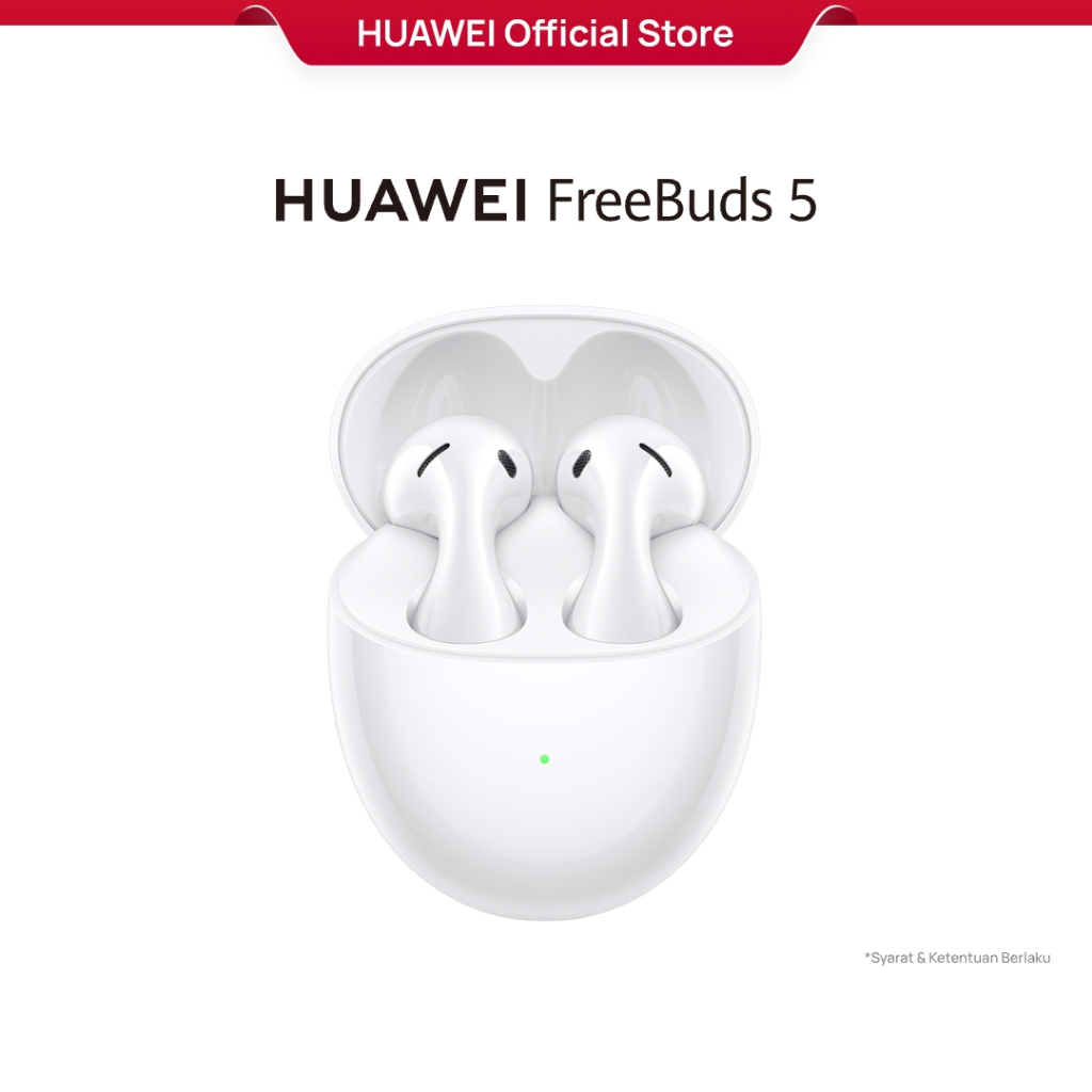 HUAWEI FreeBuds 5 Open Fit Earphone / Seamless Curves for Optimal Fit / Ultra magnetic Driver with Punchy Bass / Noise Cancellation TWS