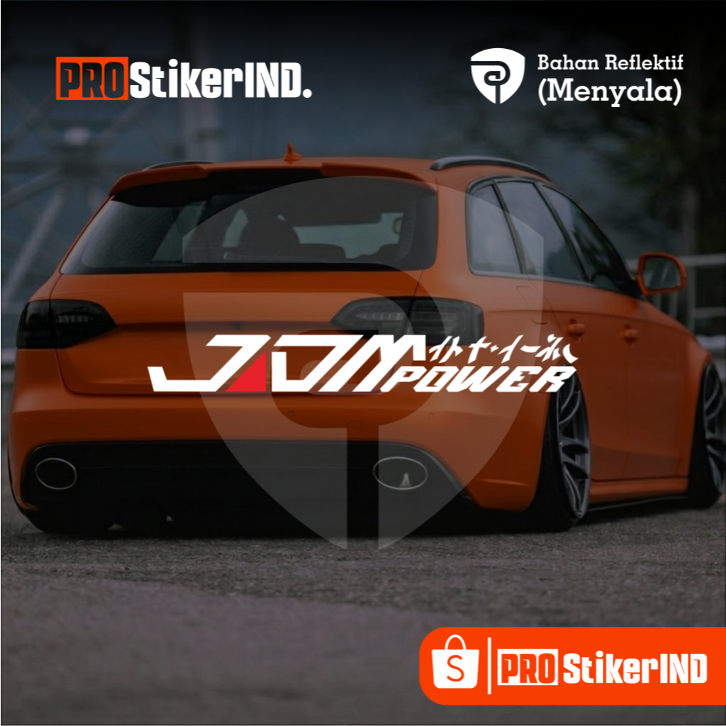 JDM Car Power Cutting Sticker Reflective Light UpKANJI | Shopee Singapore