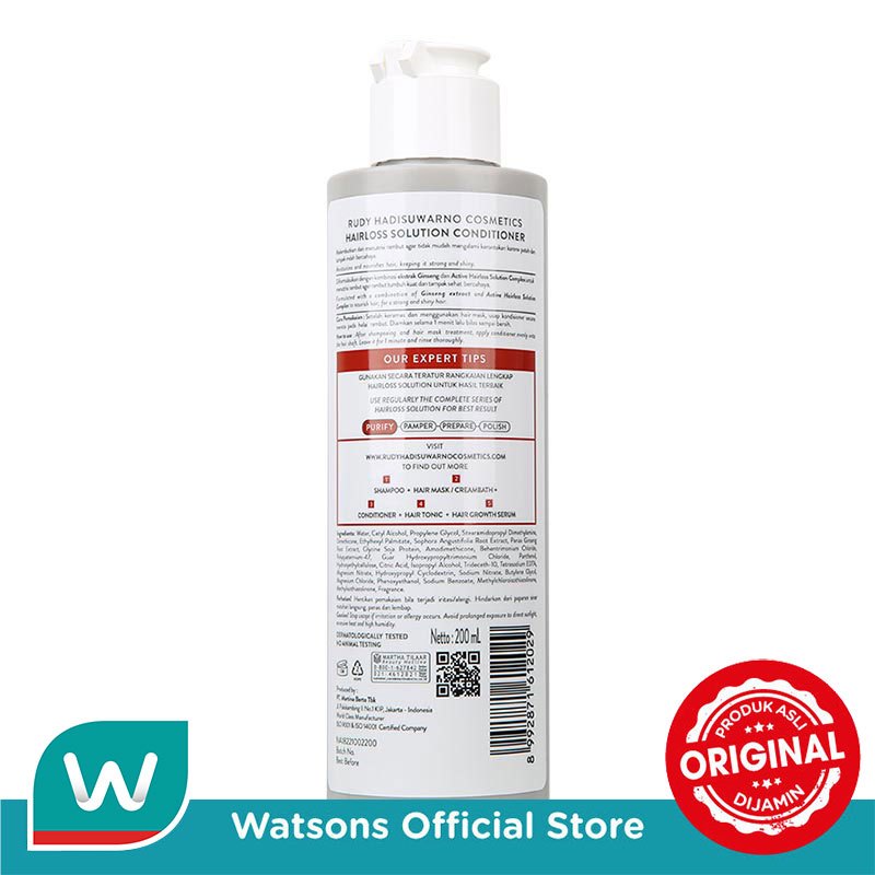 Rudy Hadisuwarno Hairloss Solution Conditioner 200ml - Gambar 3
