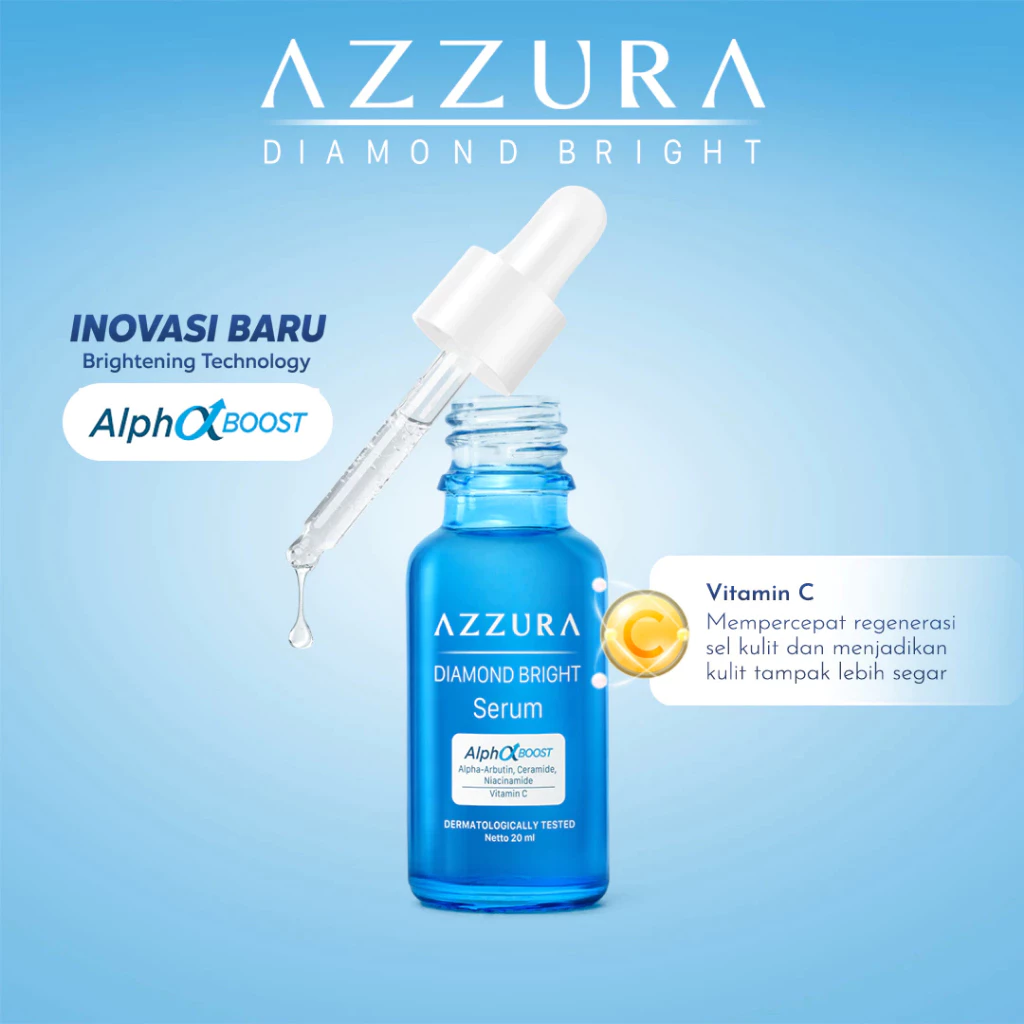 AZZURA Diamond Bright Series -Micellar Water - Serum - Day Cream -Night Cream - Gambar 2