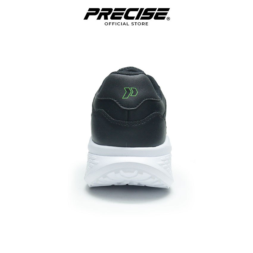 Precise Ivander LC W Sepatu Sneakers Sekolah Kets Hitam - Black/White - Gambar 3