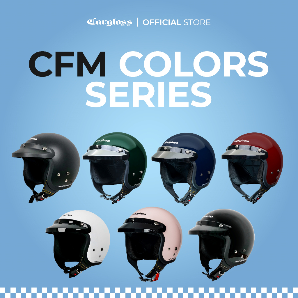 Cargloss CFM Retro Helm Half Face