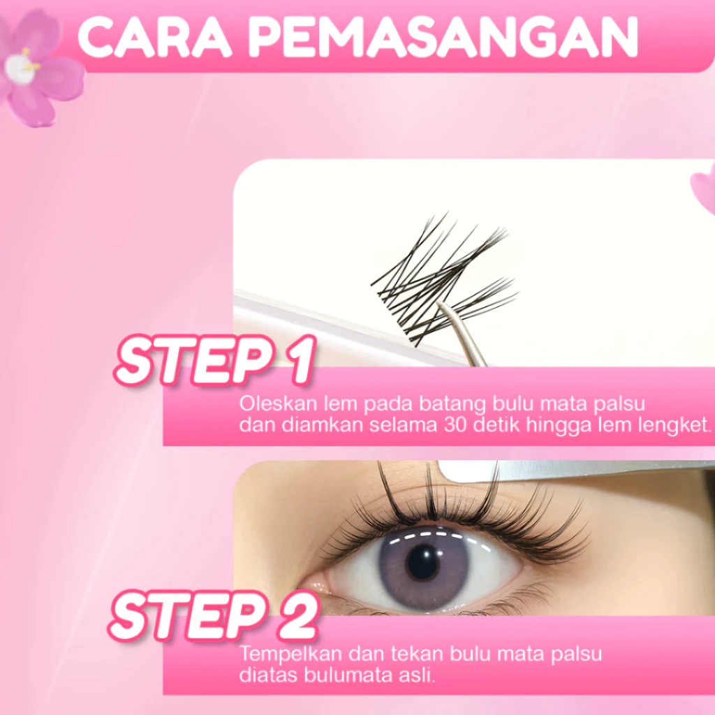 BAISISI Lem Bulu Mata Eyelash Daya Rekat Kuat & Tahan Lama / Distributor Cream Ori - Gambar 2