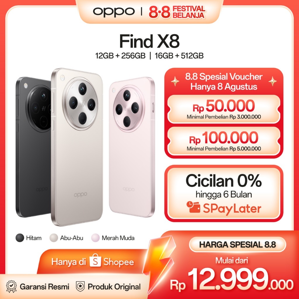 OPPO Find X8 16GB/512GB & 12GB/256GB