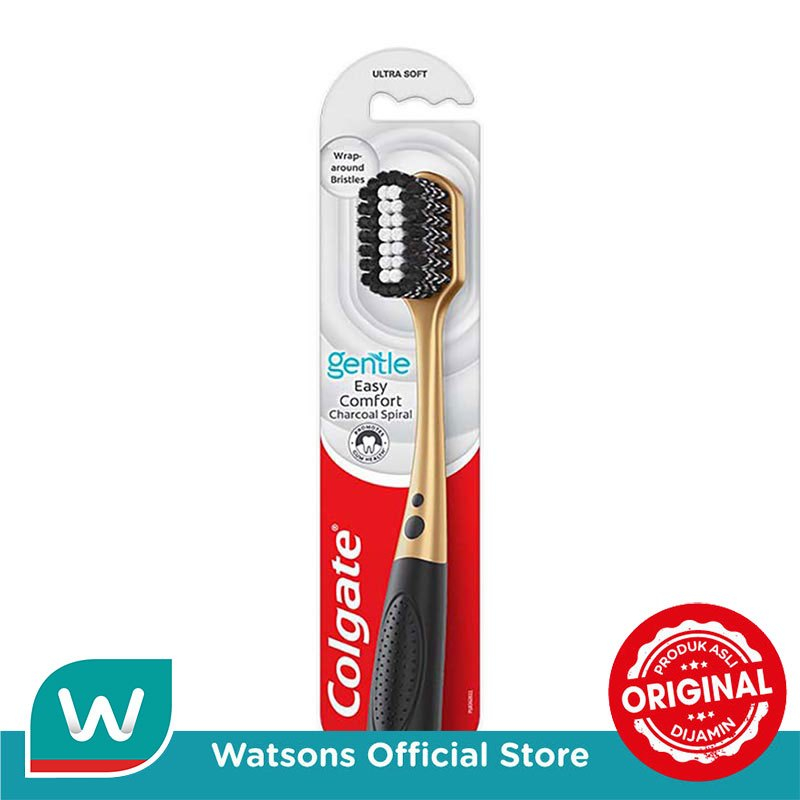 Colgate Sikat Gigi Easy Comfort Charcoal 1'S - Gambar 2