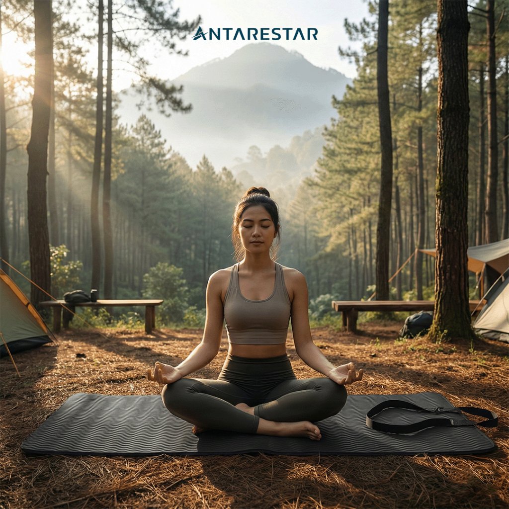 Antarestar Matras Yoga Anti Slip Outdoor Camping - Gambar 4