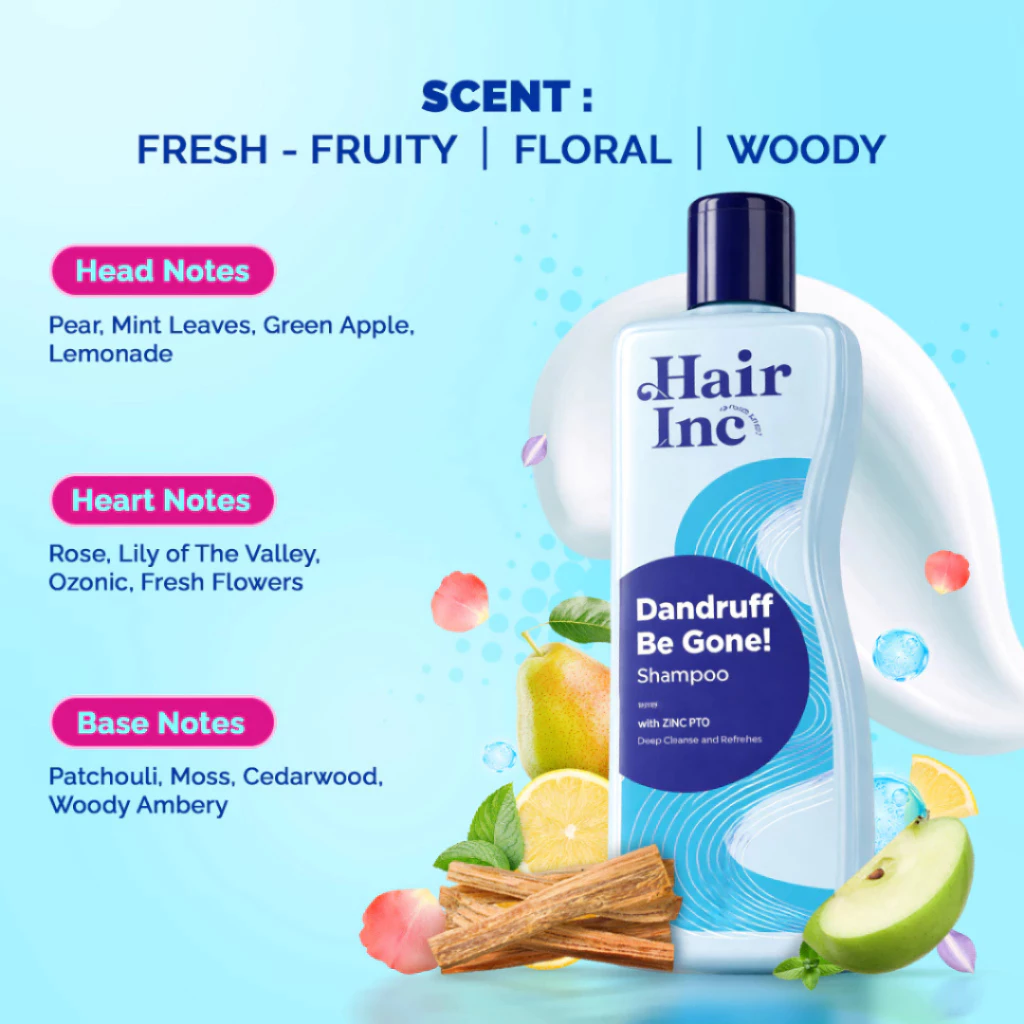 Hair Inc Dandruff Be Gone! Shampoo 130 ml Shampoo Anti Ketombe / Distributor Cream Ori - Gambar 2