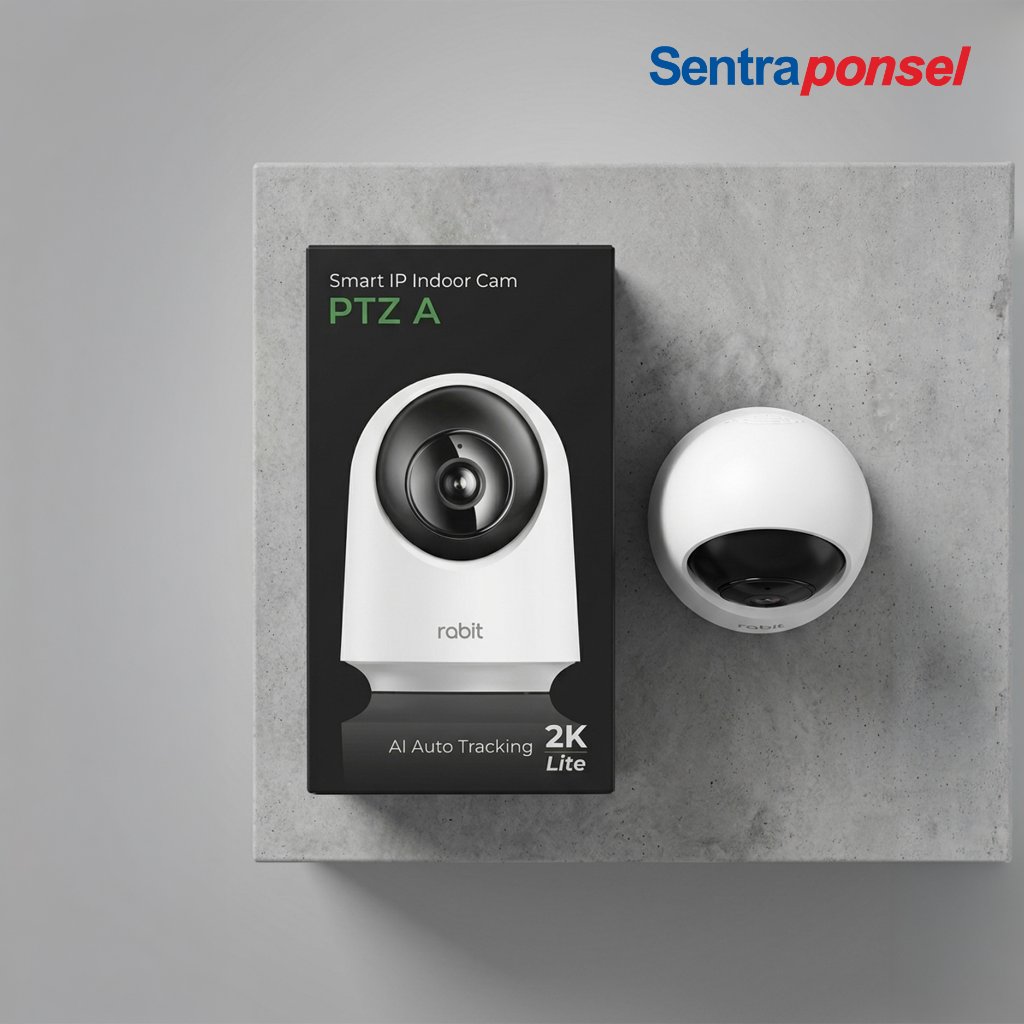 Rabit Indoor Camera PTZ A 2K Lite 2K / CCTV WiFi Pan Tilt / Kamera Pengawas Rumah - Gambar 4