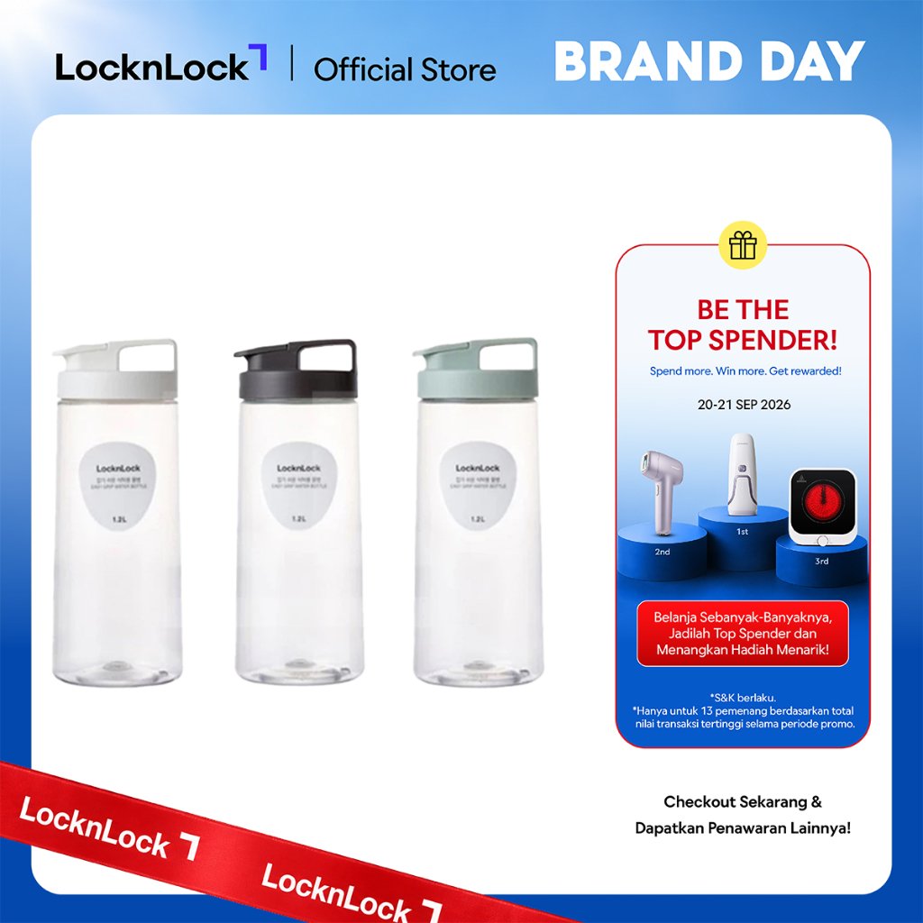 LocknLock Easy Grip Botol Minum 1.2L