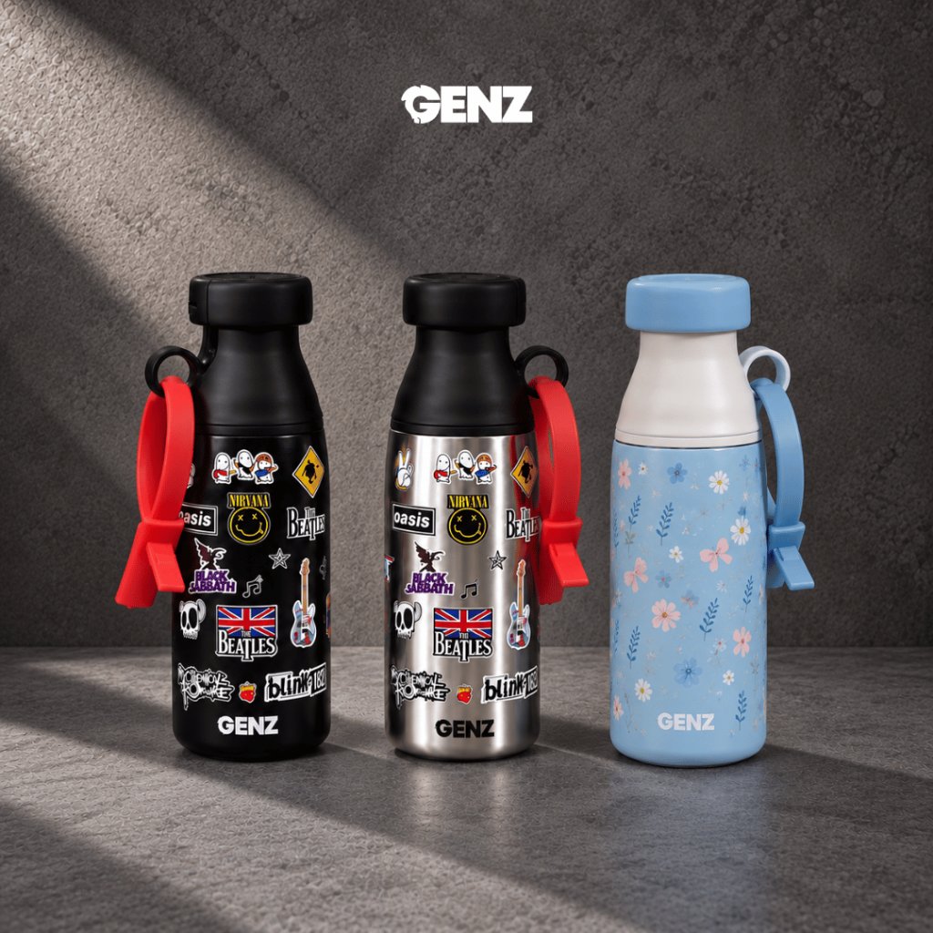 Tumbler ECHO BOY & GIRL Stainless steel 520ml Stainless / Botol minum Couple Aesthetic Tahan Dingin Tahan Panas