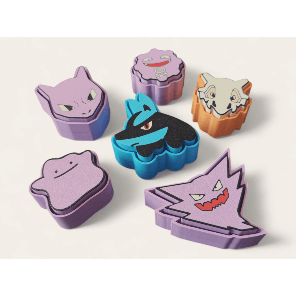 GANTUNGAN Pokemon Clicker Keychain Part 4 - Cute & Interactive Keychain ...