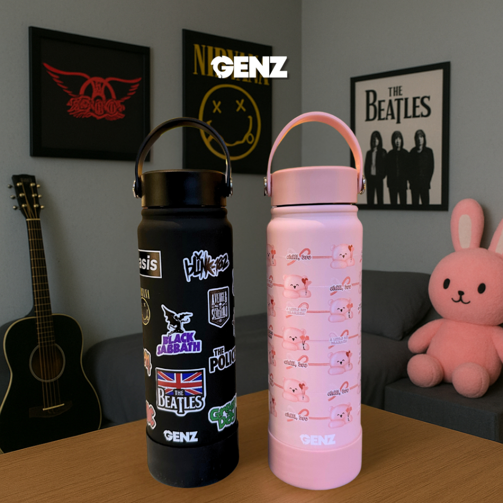 TUMBLER Cozy BOY & GIRL Aesthetic premium Stainless steel 316 Tahan Dingin Dan panas Silicon Slip