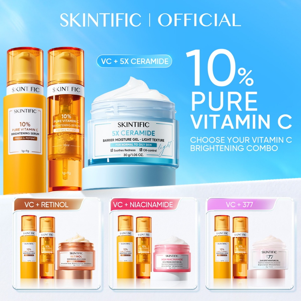 Skintific 7 Hari Vitamin C Brightening Set 2Pcs - Gambar 2
