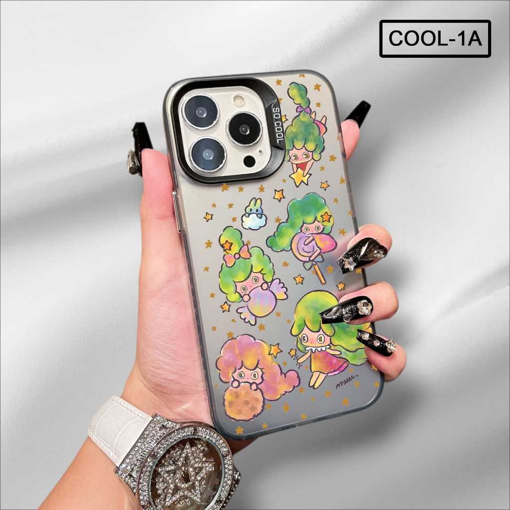 Case Realme 10 4G Realme 10 Pro Realme 10 Pro Plus Realme 11 4G Realme 11 Pro Realme 11 Pro Plus Realme 12 5G Realme 12 Plus Realme 12 Pro Plus Realme 13 4G Realme 13 Plus Realme13 Pro Realme13 Pro+ Case gambar Rinkle and Friends COOL-01 Case Hologram Imd - Gambar 2
