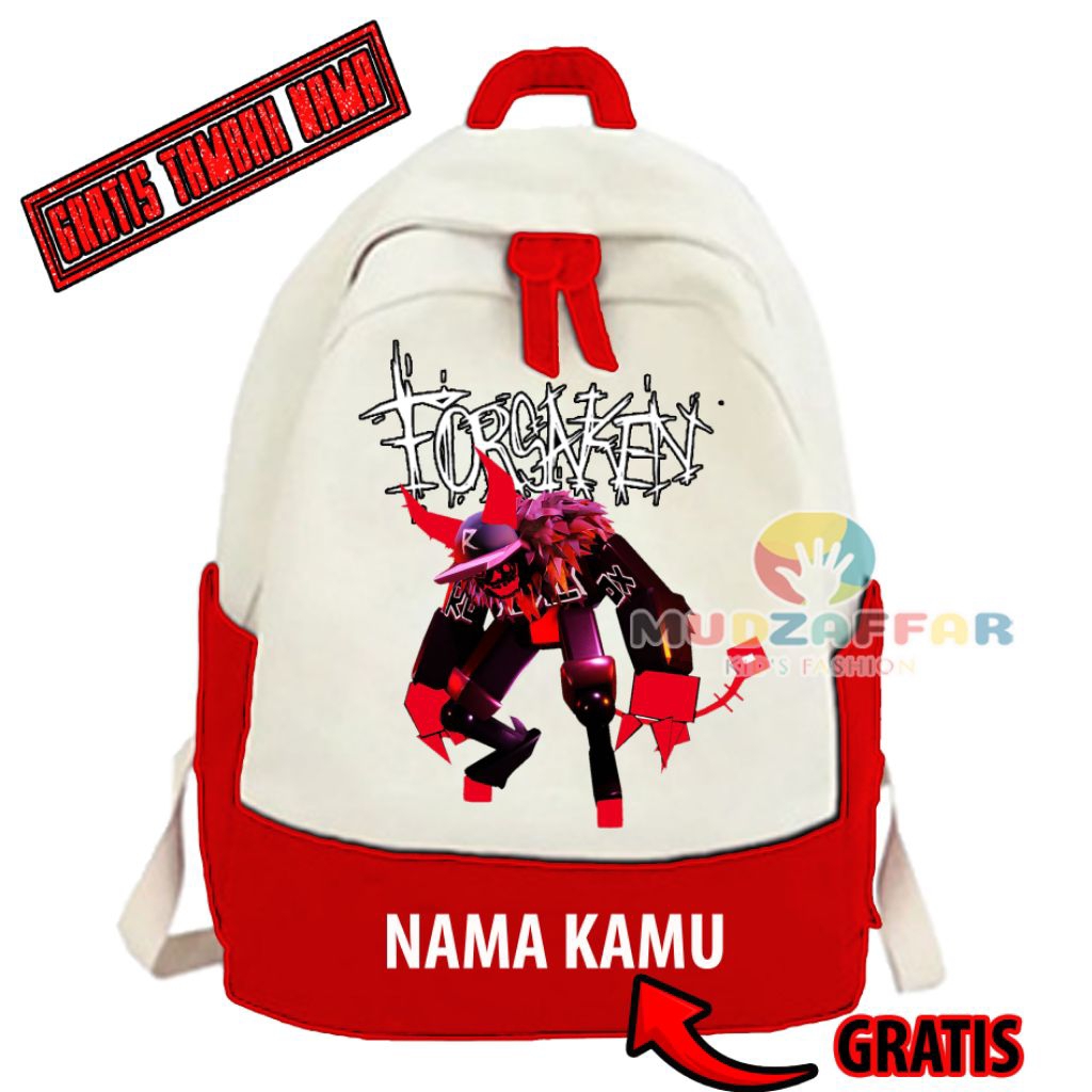 ROBLOX FORSAKEN GUEST 666 KIDS BACKPACK GUEST666 ROBLOX FORSAKEN ...