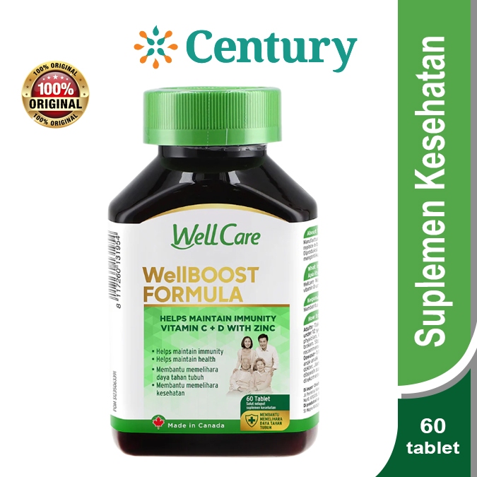 Wellcare Wellboost Formula ISI 60 Tablet / MULTIVITAMIN/ DAYA TAHAN TUBUH