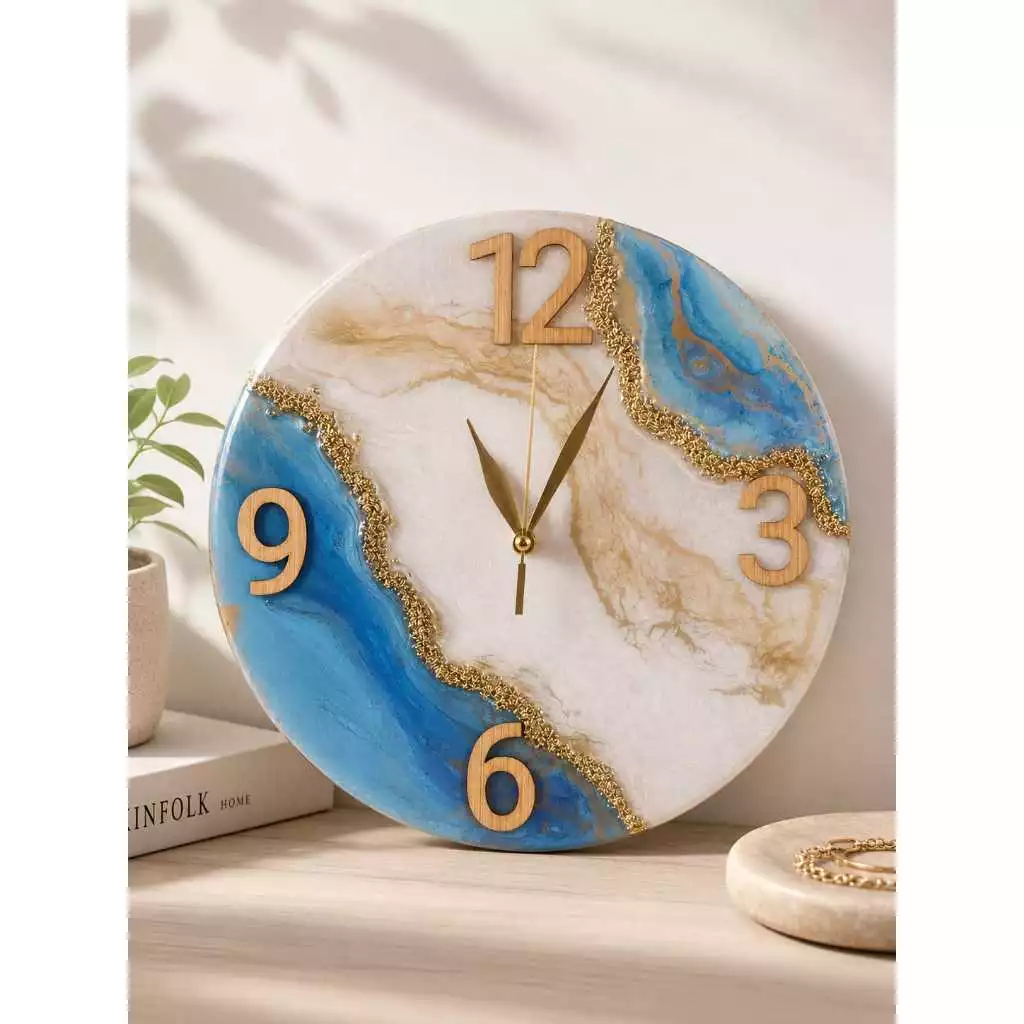 RESIN JAM DINDING RESIN CLOCK JAM CUSTOM KADO JAM KADO KEKINIAN JAM DINDING