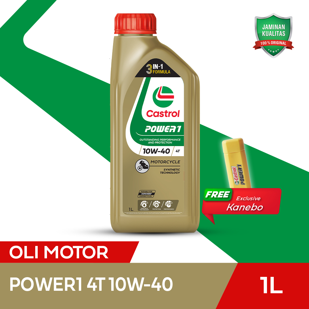 Oli Mesin Motor Castrol POWER1 4T 10W-40 (1L) - Gambar 2