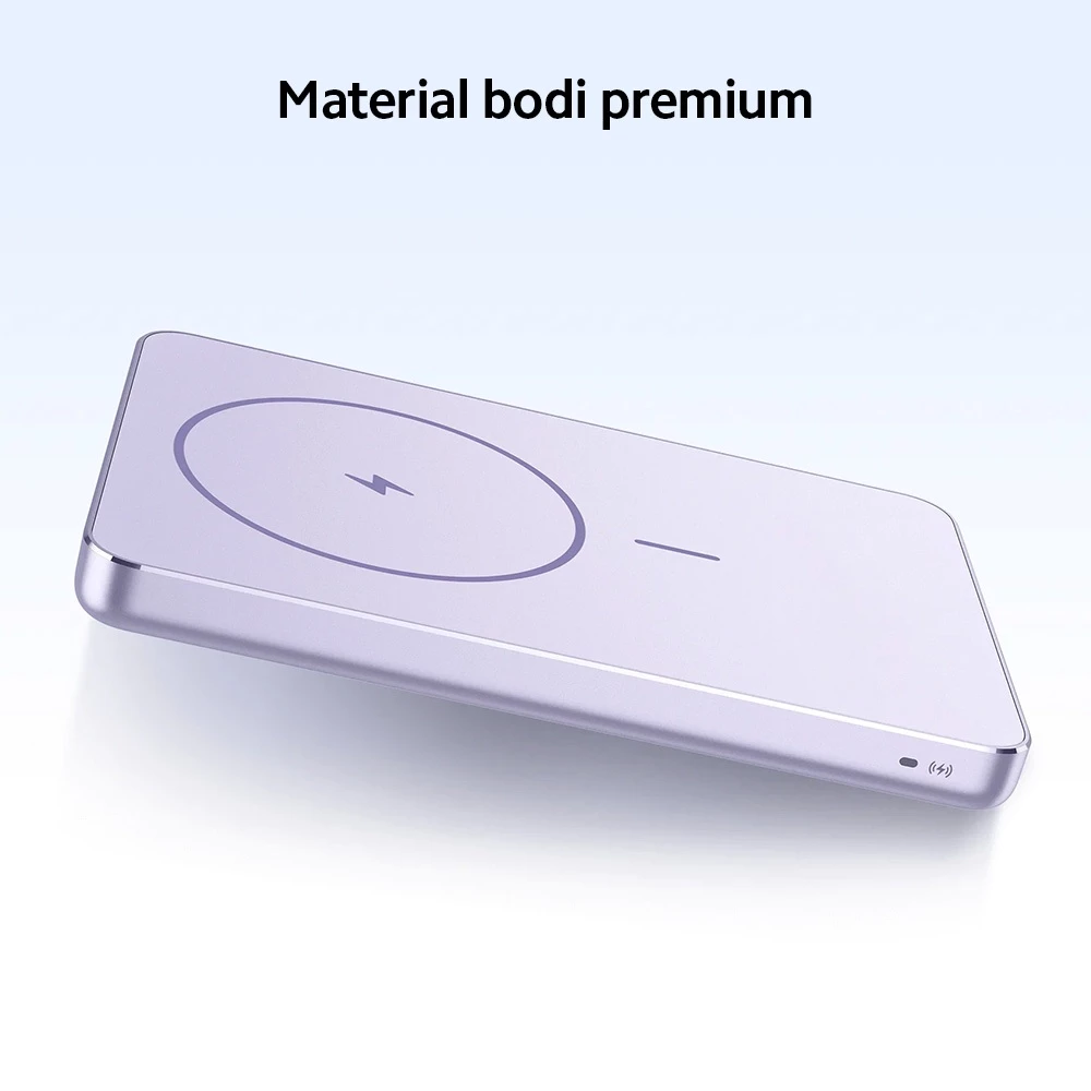 Xiaomi Magnetic Power Bank Series / Super Slim Magnetic Power Bank 5000 / Magnetic Power Bank 10000 with Built-in Stand / UltraThin Magnetic Power Bank 5000 15W / Desain Ultra Tipis / Fast Charging / Xiaomi Powerbank Aman Perjalanan Pesawat Udara - Gambar 4
