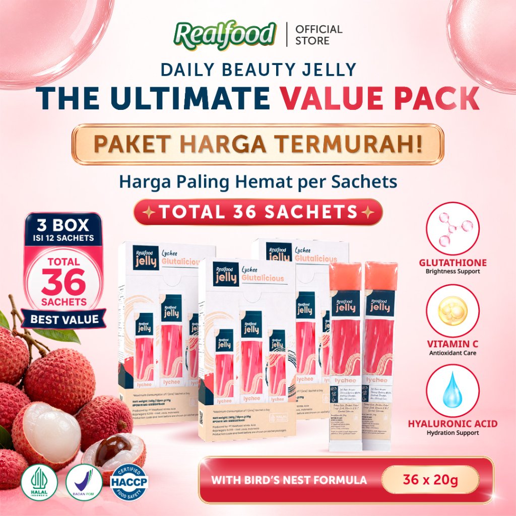 Realfood Jelly 36 Sct Sarang Burung Walet - Gambar 2