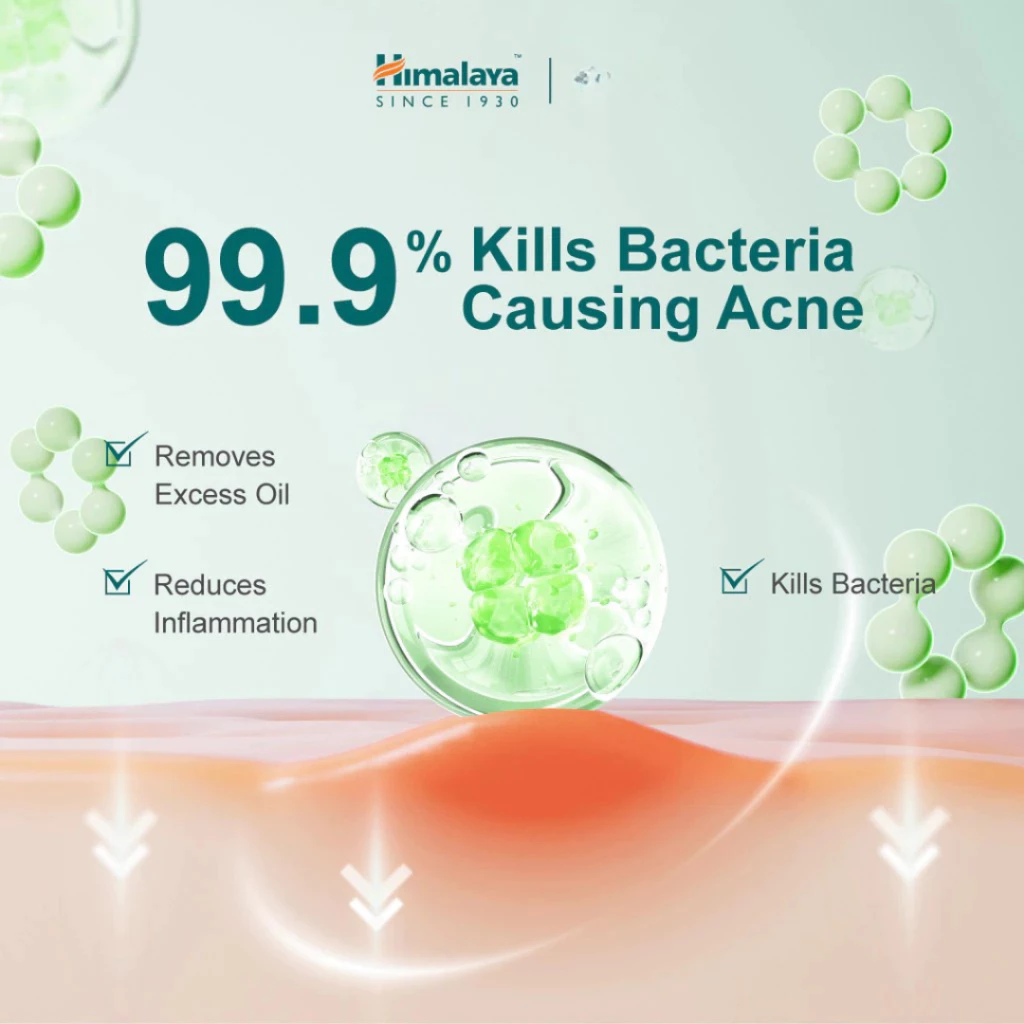 Himalaya Purifying Neem Face Wash 50ml - Sabun Cuci Muka / Distributor Cream Ori - Gambar 3