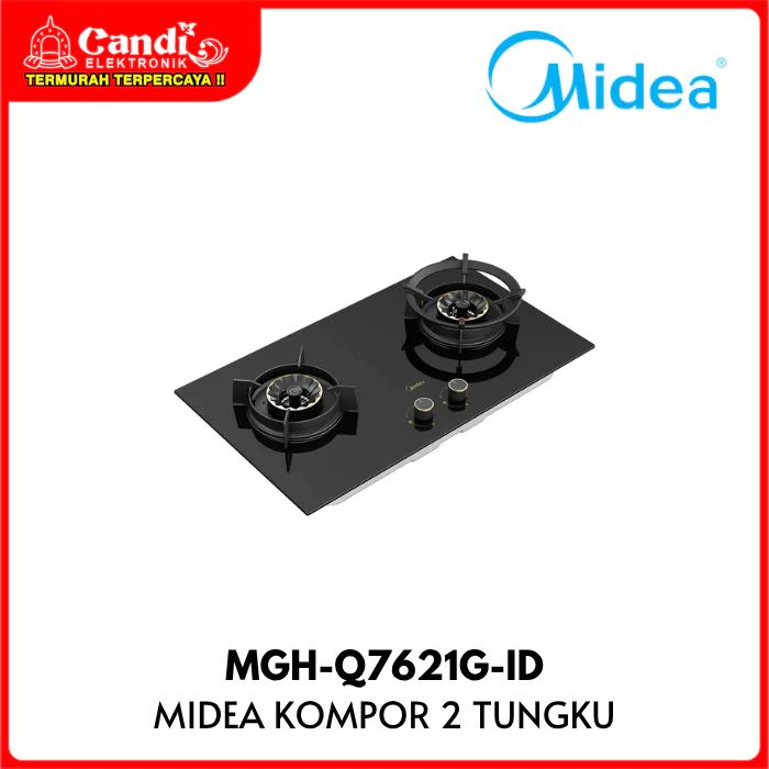 MIDEA Kompor Tanam Gas 2 Tungku Blaze MGH-Q7621G-ID - Gambar 3