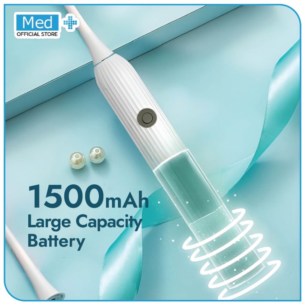 Med+ Sikat Gigi Elektrik 1500mAh - Gambar 3