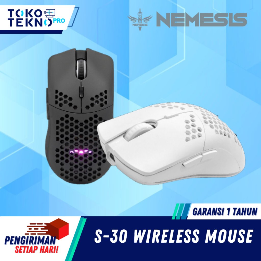 NYK Nemesis S30 / S-30 Wireless Rechargeable Mouse Gaming