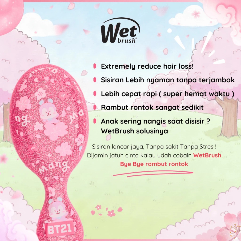 Wet Brush BT21 Mini Characters, Intelliflex Technology - Gambar 2