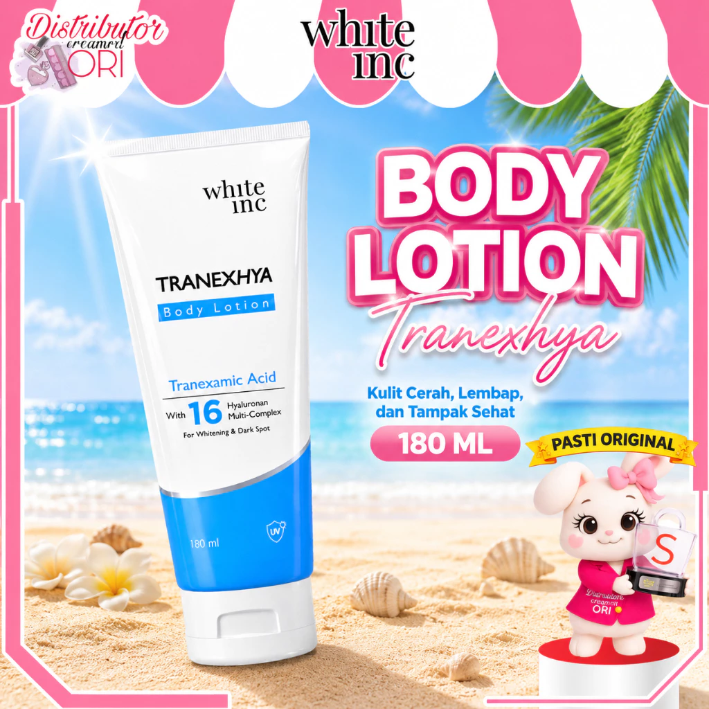 White Inc TranexHya Body Lotion 180ML Tube / Distributor Cream Ori