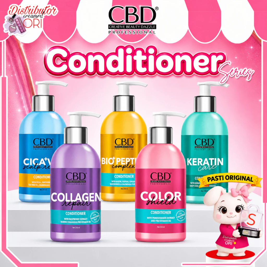 CBD Conditioner 250ML All Series Hair Care Perawatan Rambut / Distributor Cream Ori