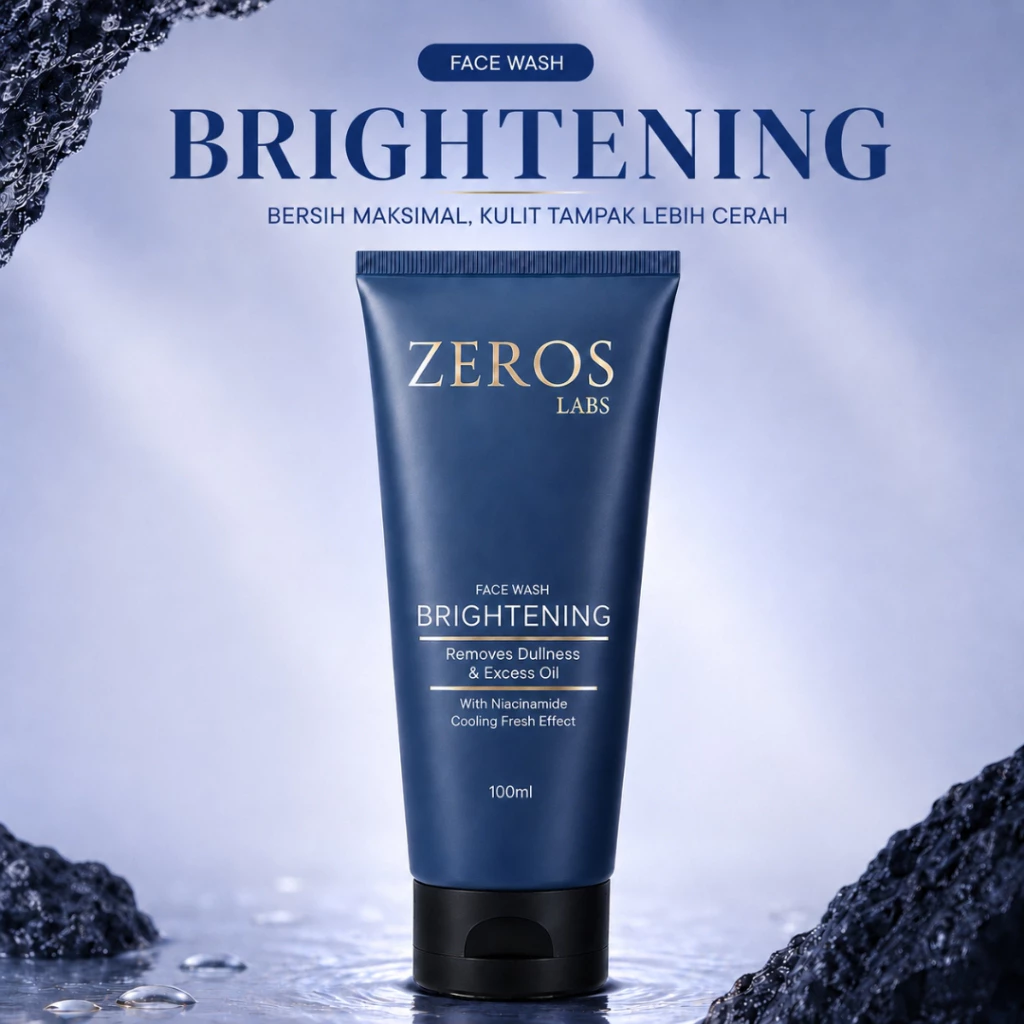 [MAISON MOTIF] Zeros Labs Brightening Facial Wash Men Cleanser Niacinamise Cooling Fresh 100ml