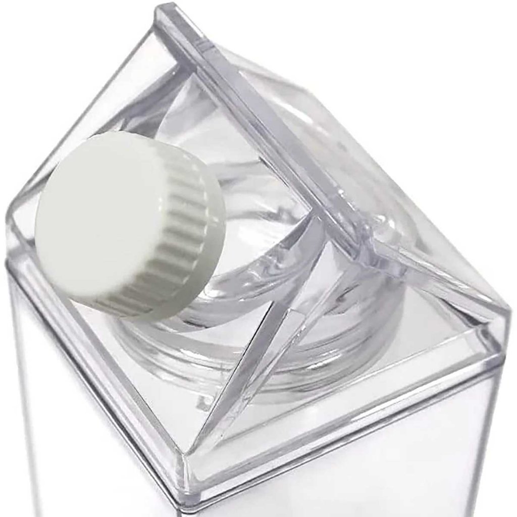 One Two Cups Botol Minum Clear Glass Water Bottle Milk Box Container - PMC11 - 1L - Gambar 3