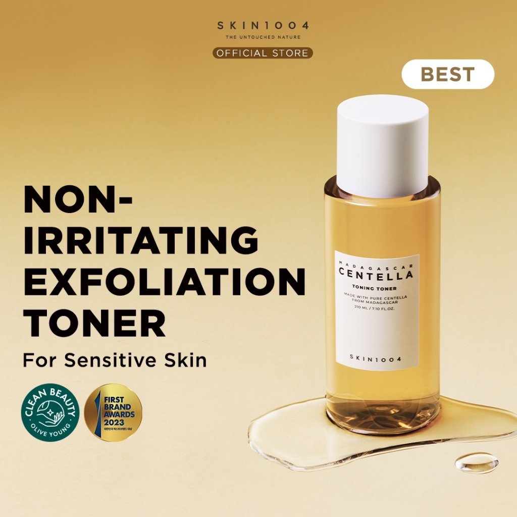 [LOUISSESCARLETTFAMILY X SKIN1004] Centella Ampoule 100ml + Toning Toner 210ml + Centella Soothing Cream 75ml + Centella Light Cleansing Oil 200ml + [gift. Watergel Sheet Mask 1ea for free] - Gambar 3