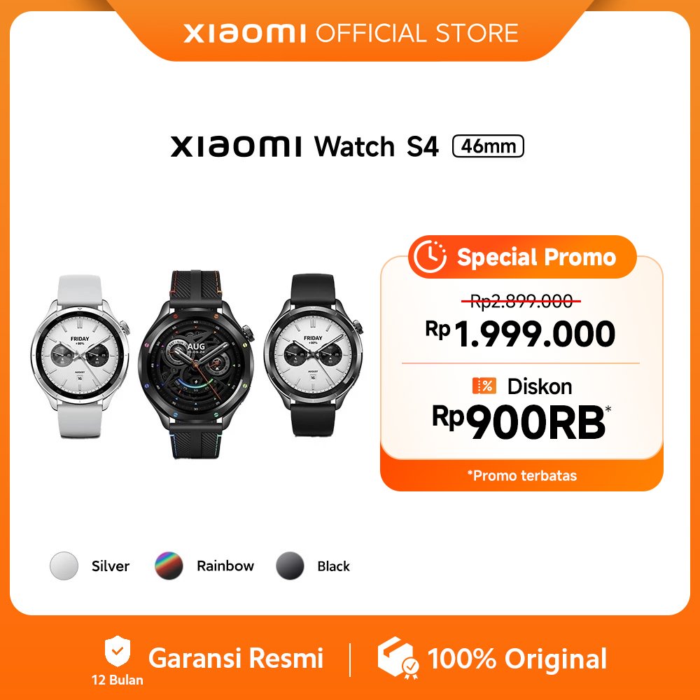 Xiaomi Watch S4 41mm/46mm / 41mm AMOLED with slim and elegant design / Advanced health monitoring with temperature sensor / Personal safety guardian for emergency / GNSS & 150+ sports and fitness modes [Official Store] - Gambar 2