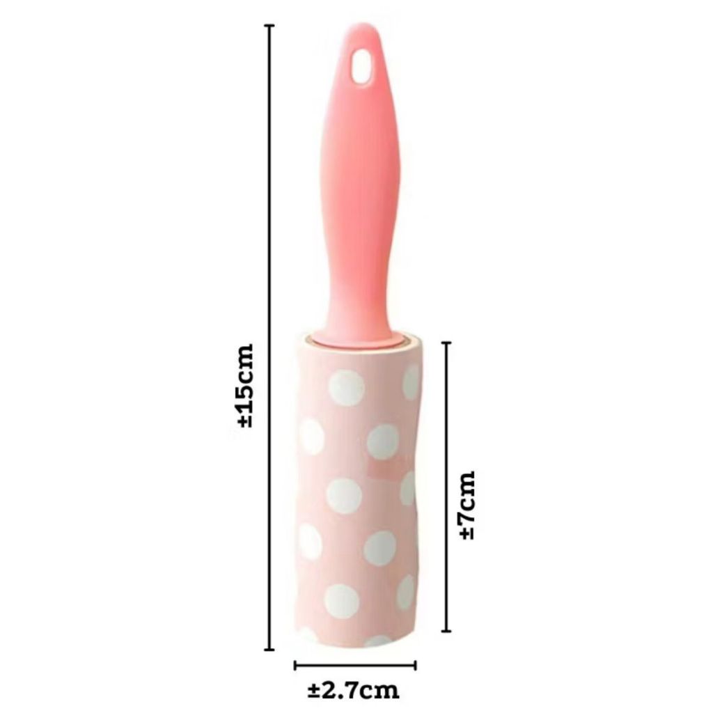 Sticky Lint Roller Motif Pembersih Debu Kotoran Bulu Hewan Multifungsi / Roll Bulu Kucing - Gambar 3