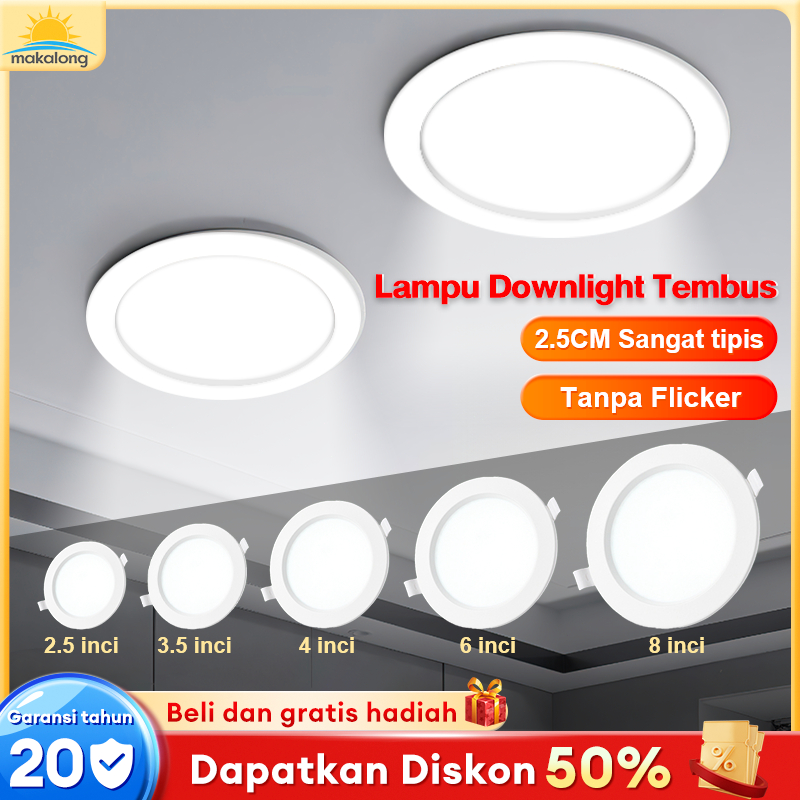 Ultra Thin LED Downlight Translucent Ceiling 2.5-8 inch Spotlight ...