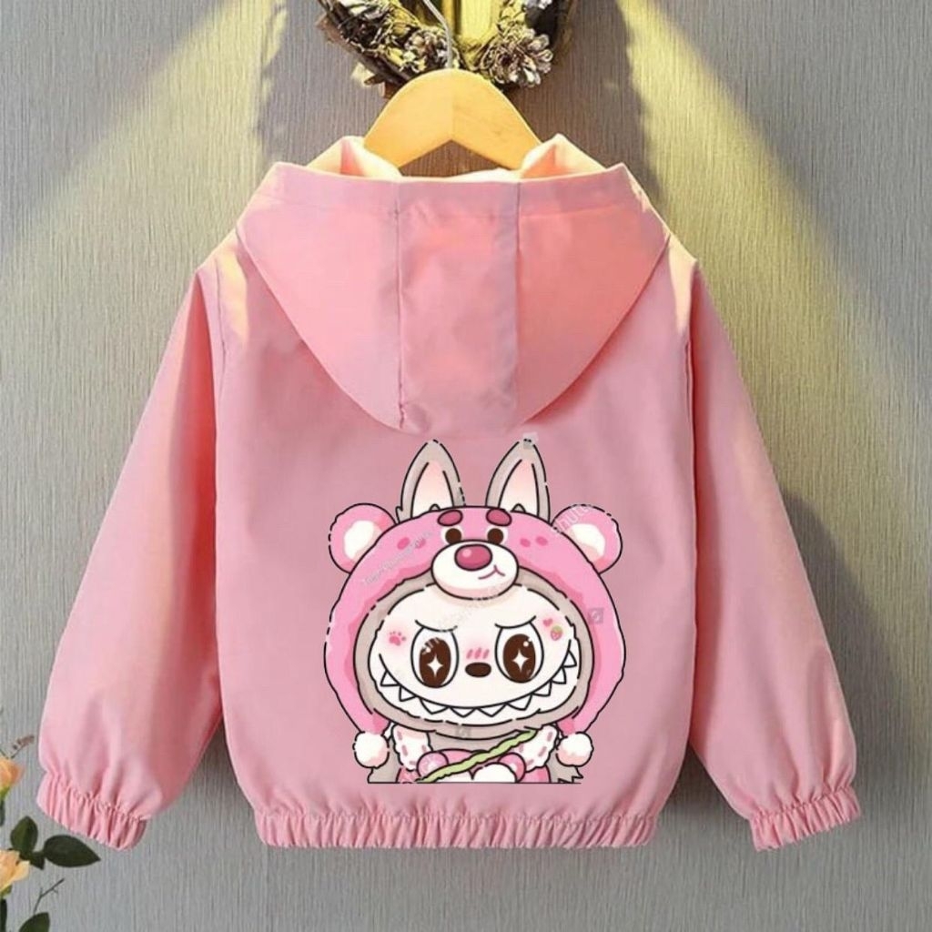 LOSBAN CHILDREN'S HOODIE JACKET WITH MONSTER LABUBU PICTURE SUITABLE ...