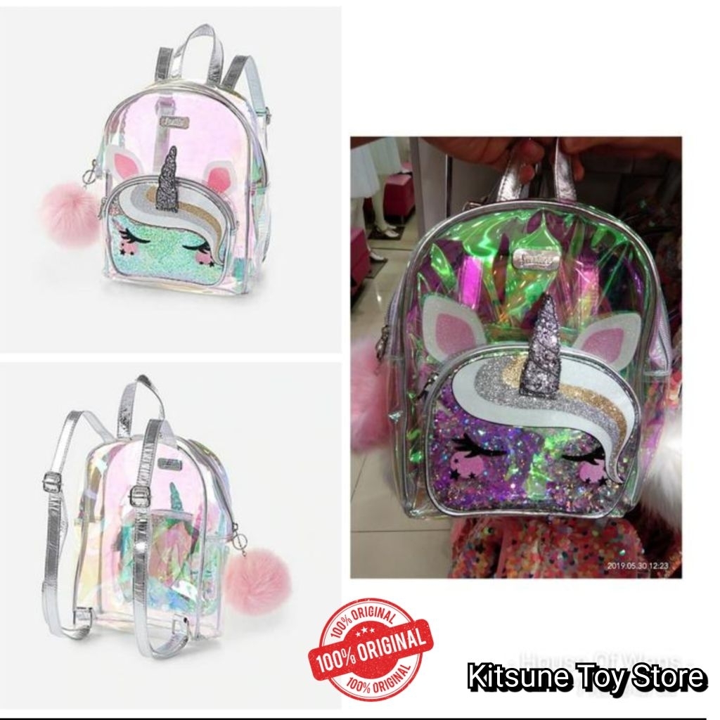 Unicorn Clear Transparent Mini Backpack Original - Transparent Clear ...