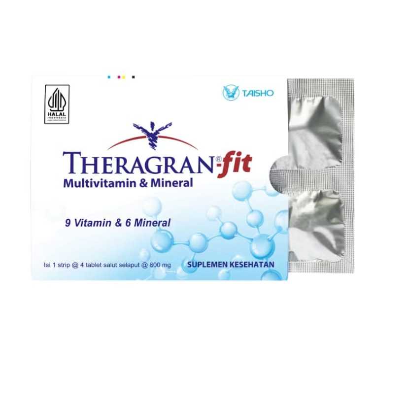 Theragran-fit 4's / Suplemen / Vitamin / Daya Tahan Tubuh / Multivitamin / Corona - Gambar 2