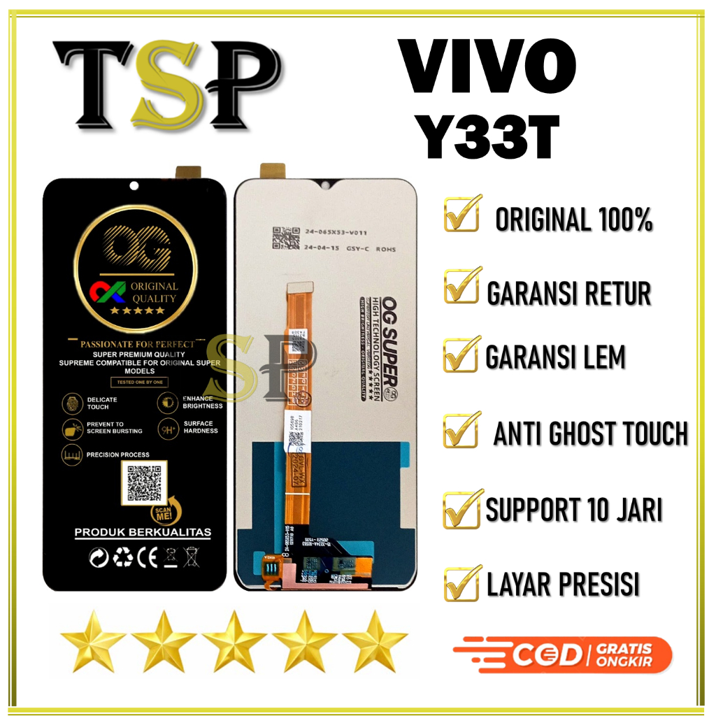 LCD TOUCHSCREEN VIVO Y33T ORIGINAL