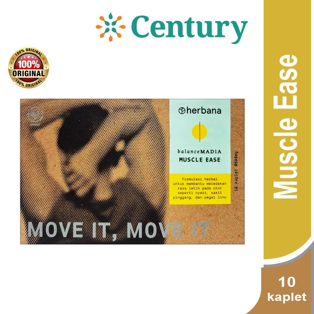 Herbana Balance Madia Muscle Ease Nyeri Otot ISI 10 KAPS/ SENDI / TULANG