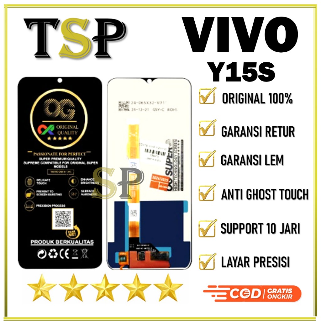 ORIGINAL  LCD VIVO Y15S  ORIGINAL 100% NEW FULLSET
