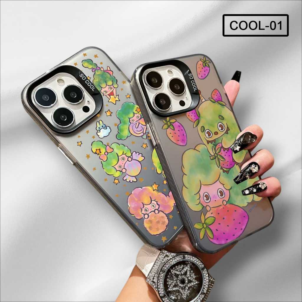 Case Realme 10 4G Realme 10 Pro Realme 10 Pro Plus Realme 11 4G Realme 11 Pro Realme 11 Pro Plus Realme 12 5G Realme 12 Plus Realme 12 Pro Plus Realme 13 4G Realme 13 Plus Realme13 Pro Realme13 Pro+ Case gambar Rinkle and Friends COOL-01 Case Hologram Imd