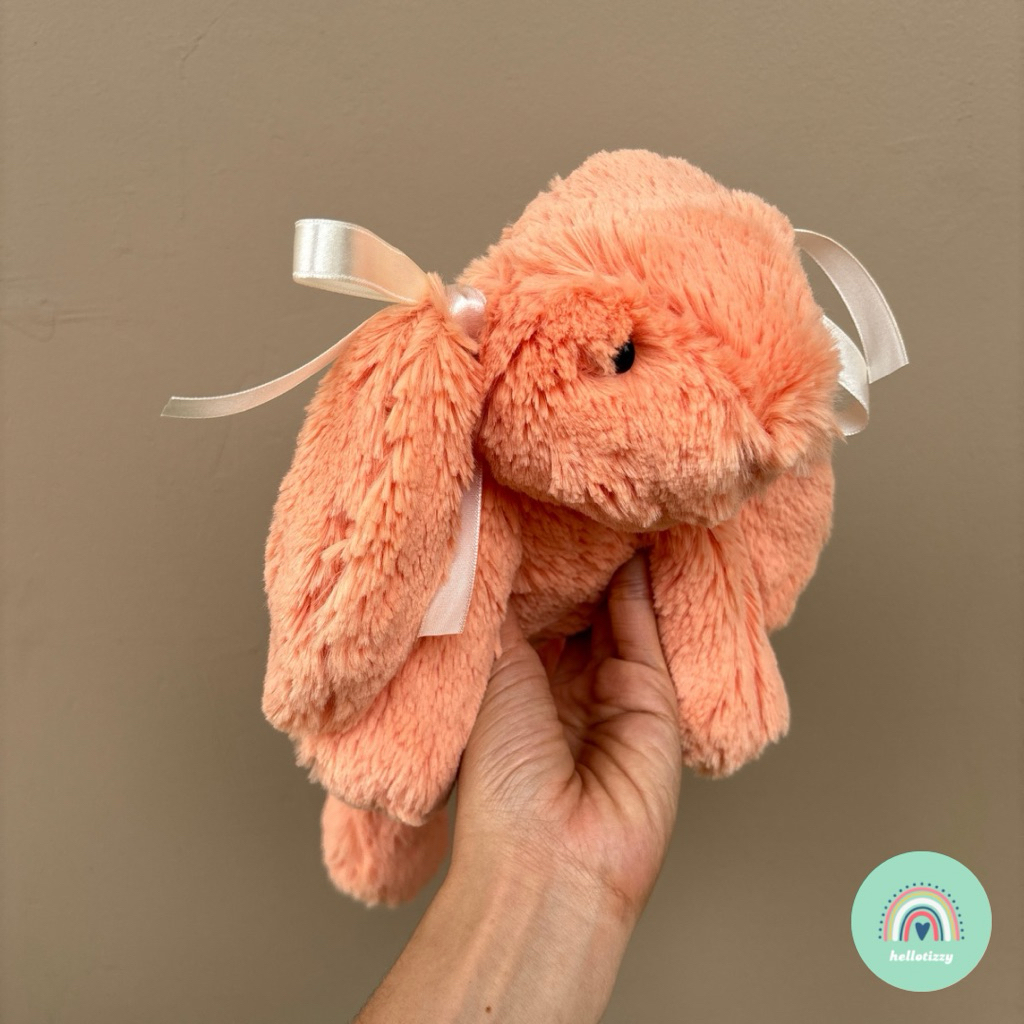 Jellycat Smudge Orange Rabbit Medium Doll (New) | Shopee Singapore